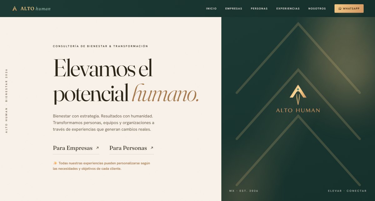 Sitio web de AltoHuman